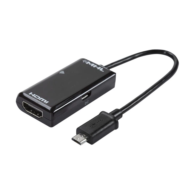 Micro USB 2.0 Male To HDMI Female Cable Adapter